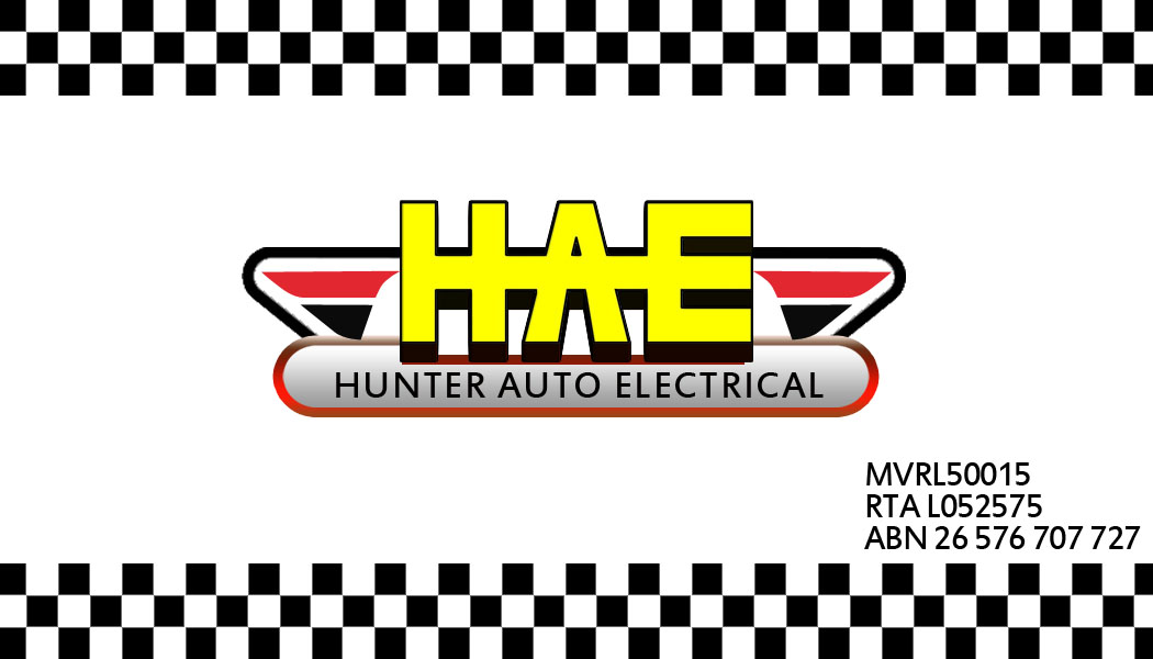 Visitenkarten-Design von Denz für Hunter Auto Electrical | Design #1613785
