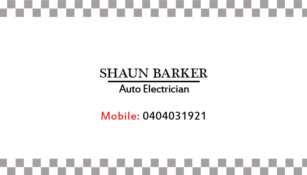 Design de Carte de Visite par Denz pour Hunter Auto Electrical | Design #1613814