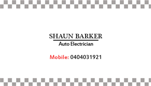 Design de Carte de Visite par Denz pour Hunter Auto Electrical | Design : #1613814