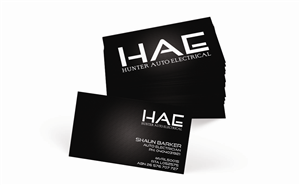Diseño de Tarjeta de Presentación por christinevalentine para Hunter Auto Electrical | Diseño #1609534