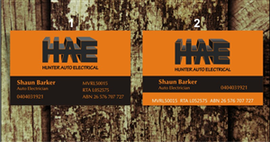 Diseño de Tarjeta de Presentación por thisisit para Hunter Auto Electrical | Diseño #1609235