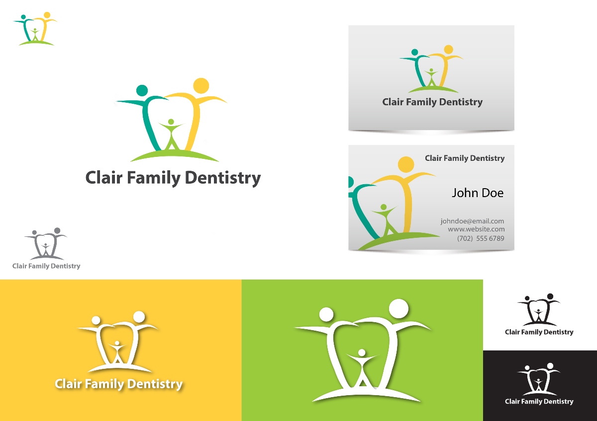 Diseño de Logo por ZeleniZub para Clair Family Dentistry | Diseño #5954094