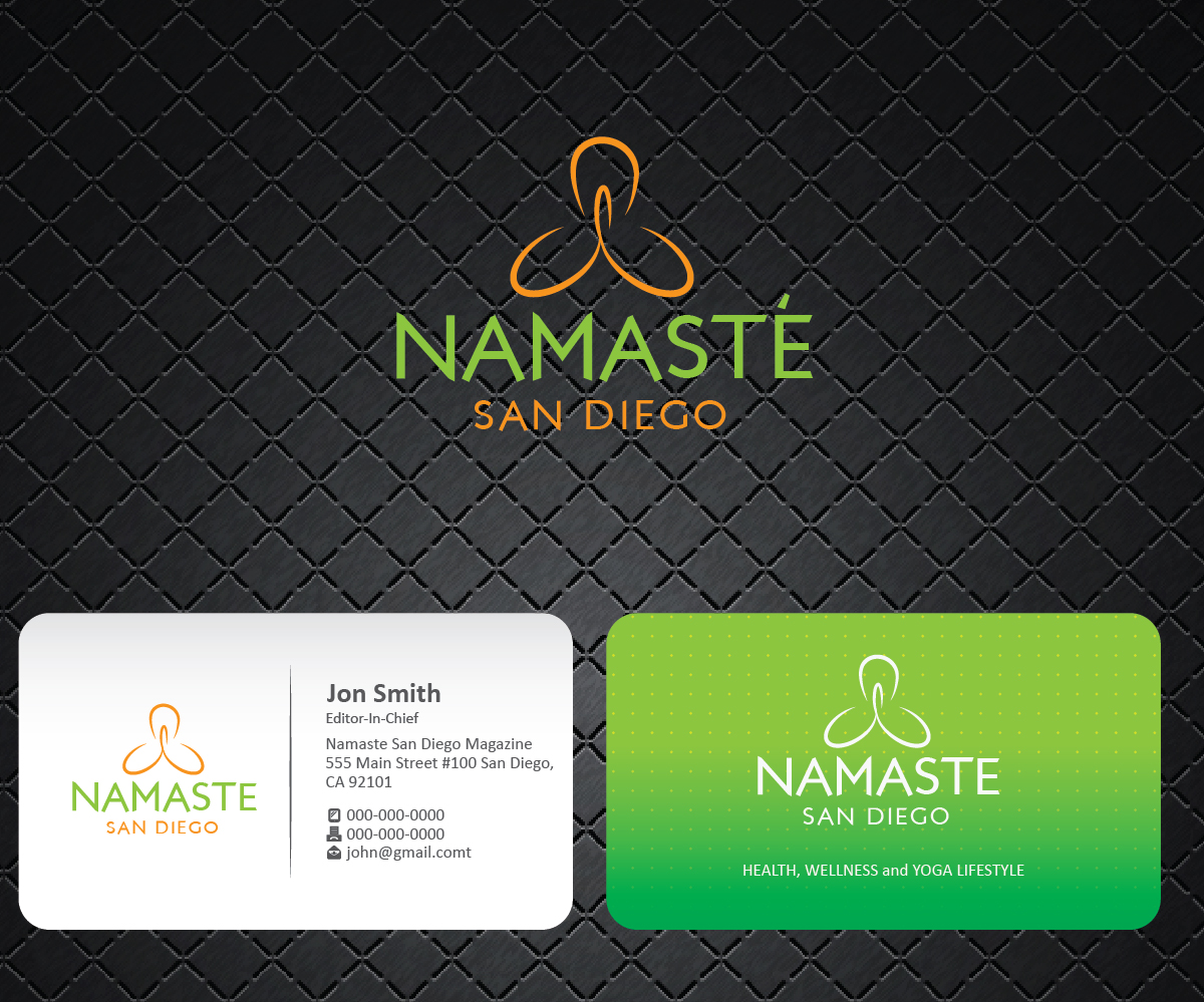 Business Card Design By Joliau For Yoga Magazine Needs Simple Business Card Design By Joliau For Yoga Magazine Needs Simple