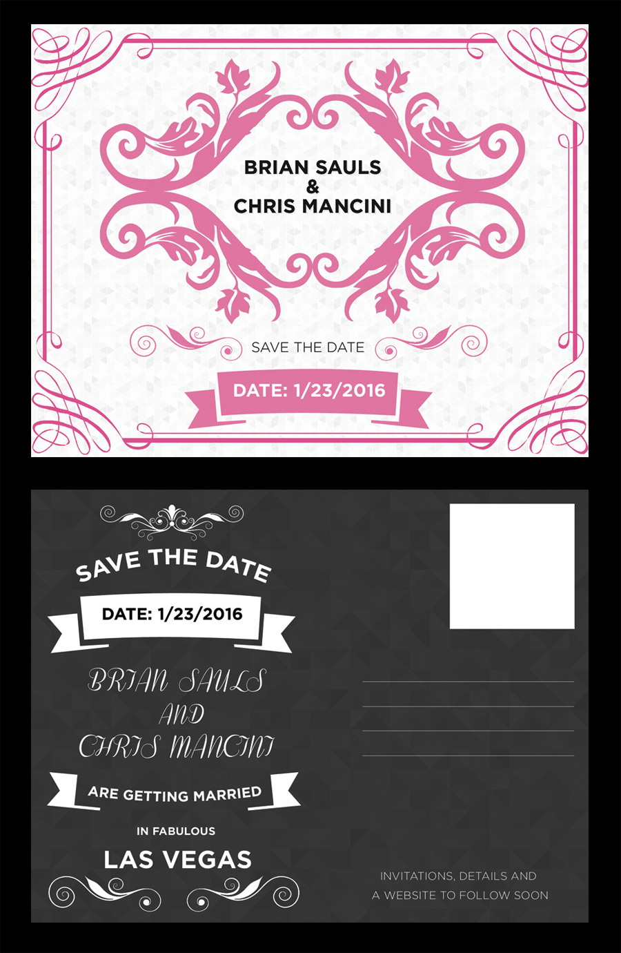 Invitation Design by Bright Star for Names.ly | Design #5964912