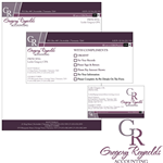 Design de Papeterie par NiteOwl Designs pour Gregory Reynolds Accounting | Design : #8290