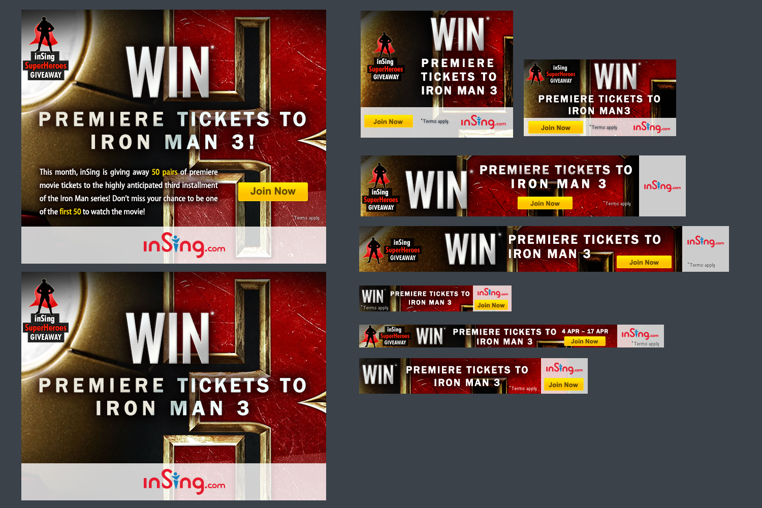 Banner Ad Design by yadunath for SingTel Digital Media | Design: #1627971