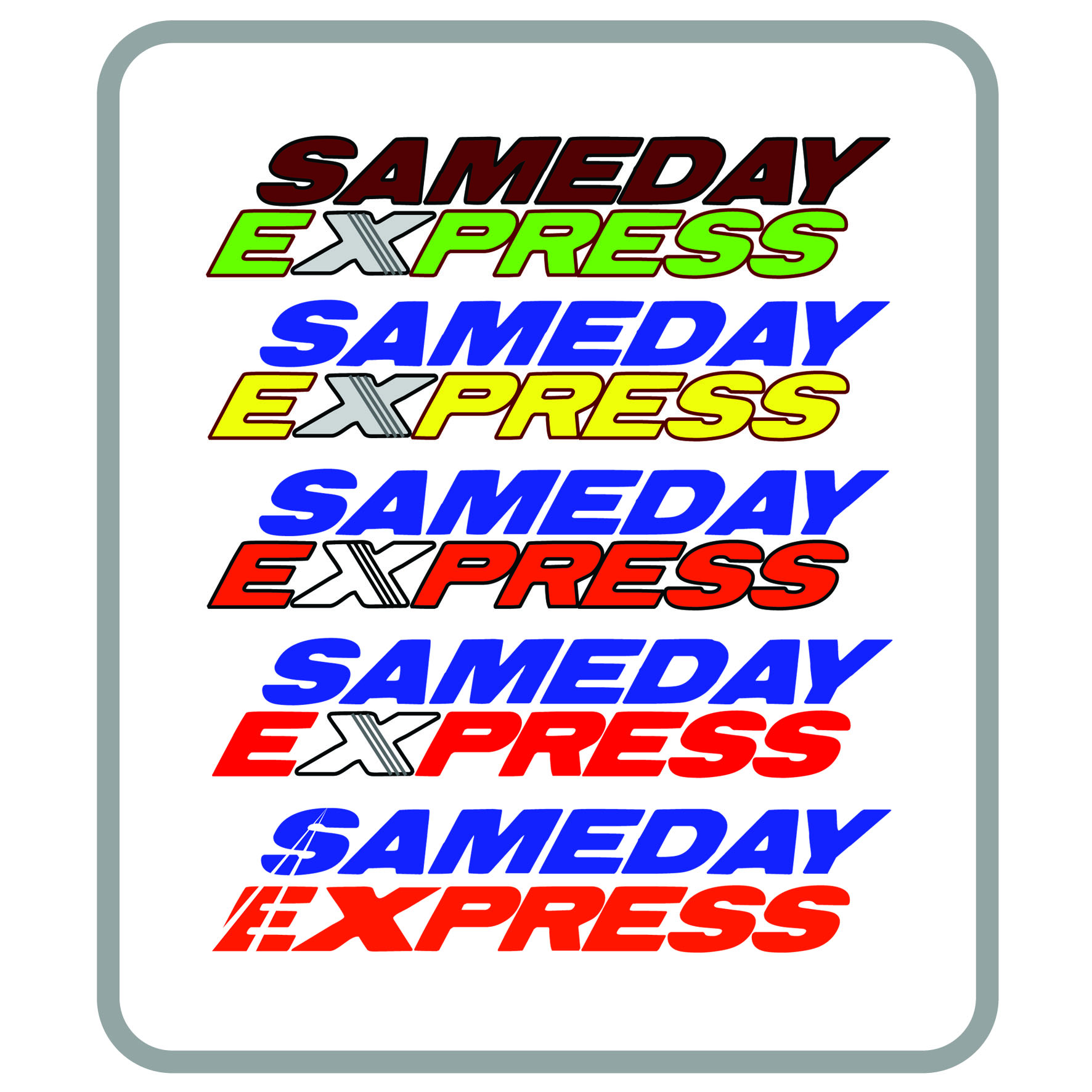 Logo Design by Sta Designs for SAMEDAY EXPRESS INC | Design #9567