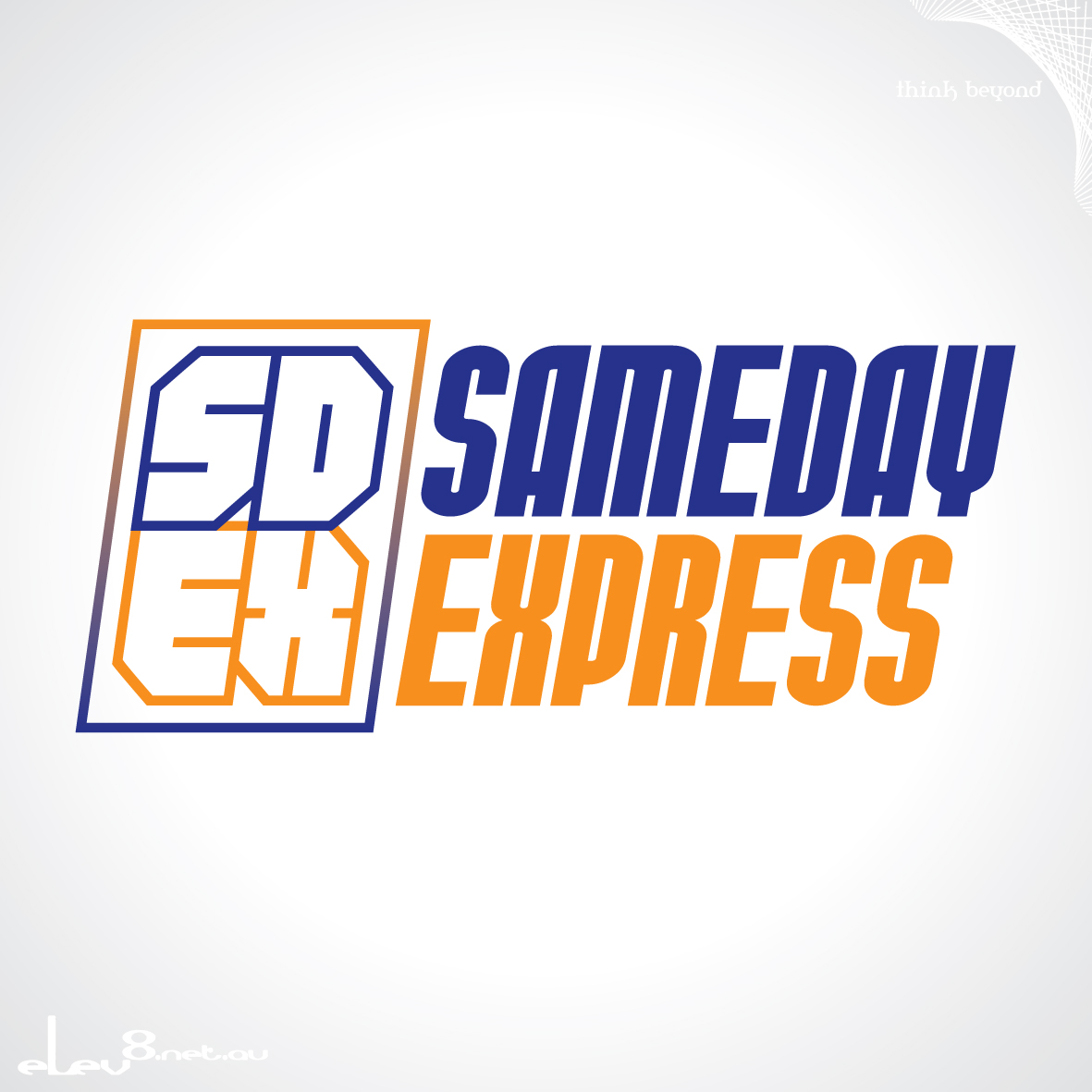 Logo-Design von elev8.net.au für SAMEDAY EXPRESS INC | Design #8688