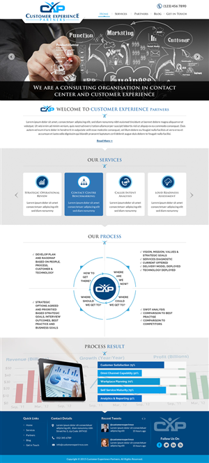 Customer Experience Partners Wordpress Design | Web Design by Sbss