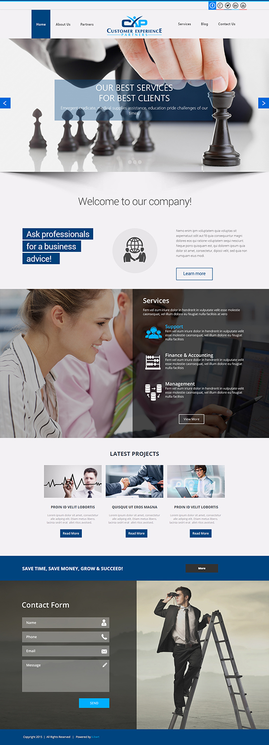 Web Design by iLibart for this project | Design #5987470