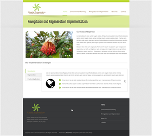 Web Design by Kiwi &amp; Lime Design for this project | Design: #6051562
