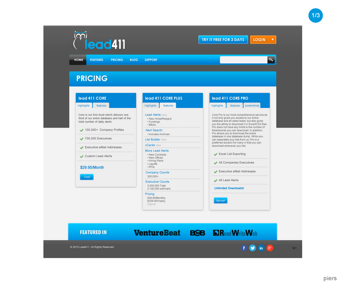 Web Design by Piers for this project | Design #1647983
