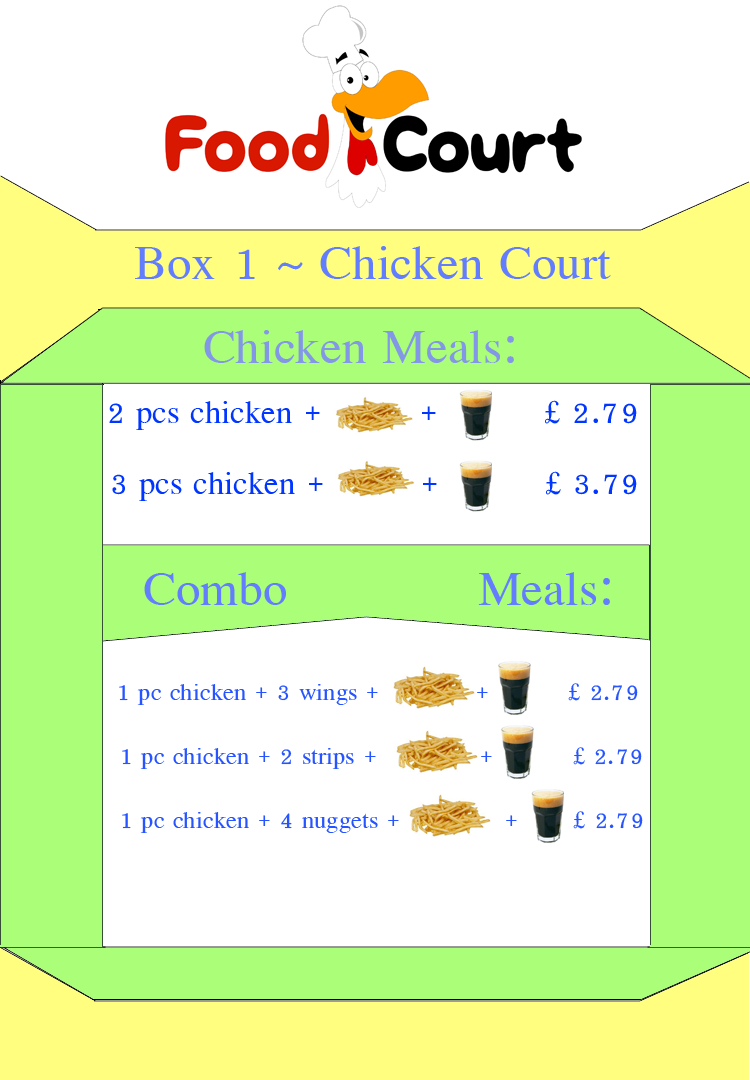 Menu Design by ozonepheonix for Food Court | Design #1680437