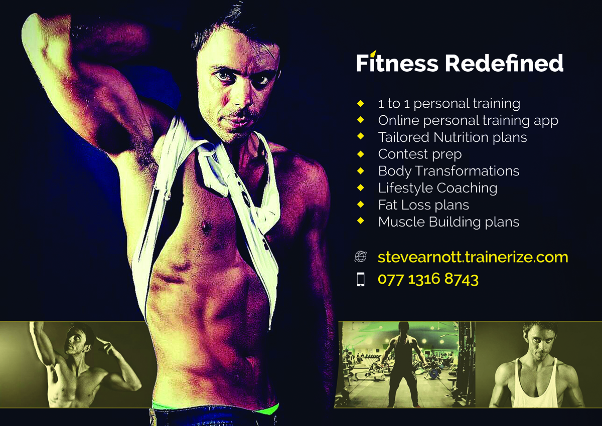 Flyer Design by poonam.kri for Steve Arnott Personal Training | Design #5982376