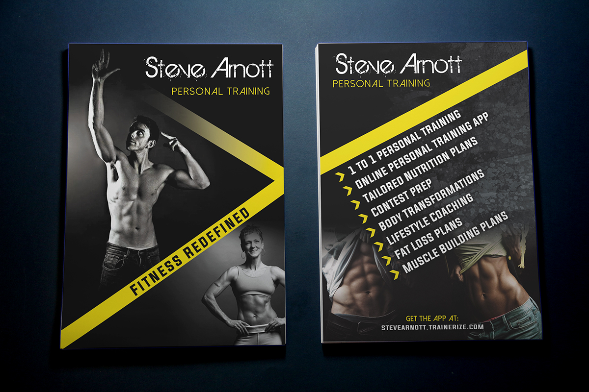 Flyer Design by Ana White for Steve Arnott Personal Training | Design #5994204