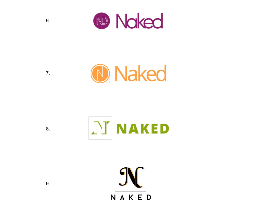Logo Design by webzersolutions for Naked | Design #6037631