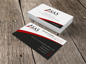 Business Card Design by Eggo May P for ASAS Telecom & IT Solutions | Design: #6141864