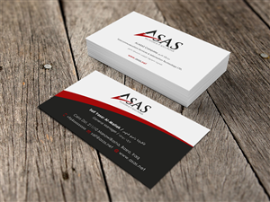 Business Card Design by Eggo May P for ASAS Telecom & IT Solutions | Design: #6141872