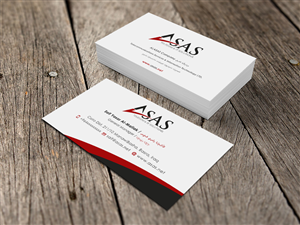 Business Card Design by Eggo May P for ASAS Telecom & IT Solutions | Design: #6141874