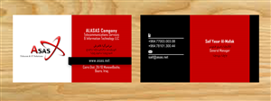 Business Card Design by Venus L. Penaflor for ASAS Telecom & IT Solutions | Design #5979769