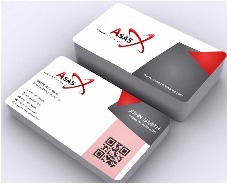 Business Card Design by AwsomeD for ASAS Telecom & IT Solutions | Design #5978665