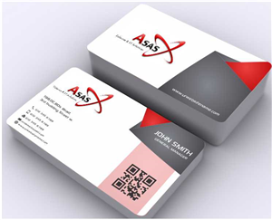 Business Card Design by AwsomeD for ASAS Telecom & IT Solutions | Design: #5978665
