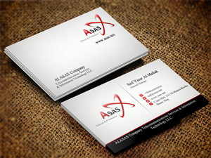 Business Card Design by Lanka Ama for ASAS Telecom & IT Solutions | Design: #5977655