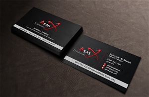 Business Card Design by Lanka Ama for ASAS Telecom & IT Solutions | Design: #5979712