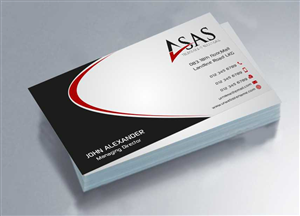 Business Card Design by szabist for ASAS Telecom & IT Solutions | Design: #6164126