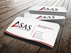 Business Card Design by szabist for ASAS Telecom & IT Solutions | Design: #6164128