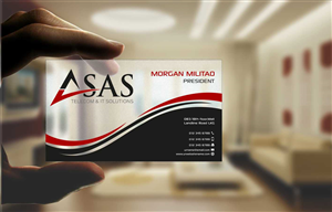 Business Card Design by szabist for ASAS Telecom & IT Solutions | Design: #6164129