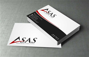 Business Card Design by szabist for ASAS Telecom & IT Solutions | Design #6164139