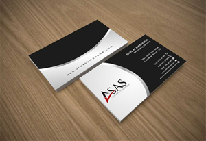 Business Card Design by szabist for ASAS Telecom & IT Solutions | Design: #6164140