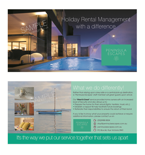 Holiday Rental Company Flyer Design (DL not A5) | Flyer-Design von the artworks