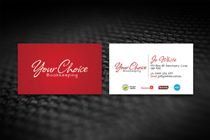 Design de Carte de Visite par diRtY.EMM pour Your Choice Bookkeeping | Design : #5970576
