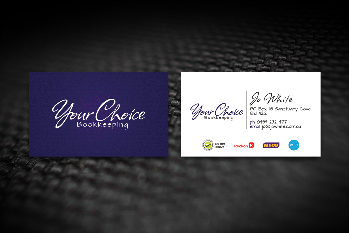 Design de Carte de Visite par diRtY.EMM pour Your Choice Bookkeeping | Design #6019265