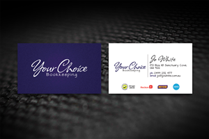 Design de Carte de Visite par diRtY.EMM pour Your Choice Bookkeeping | Design : #6019265