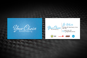 Design de Carte de Visite par diRtY.EMM pour Your Choice Bookkeeping | Design : #6019279