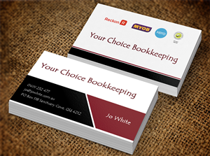 Design de Carte de Visite par Lanka Ama pour Your Choice Bookkeeping | Design : #5971889