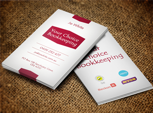 Design de Carte de Visite par Lanka Ama pour Your Choice Bookkeeping | Design : #5971902
