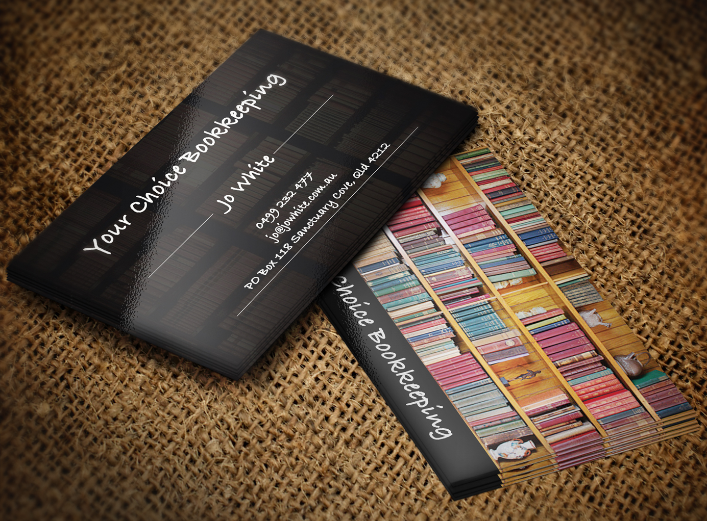 Business Card Design by Lanka Ama for Your Choice Bookkeeping | Design #5971916