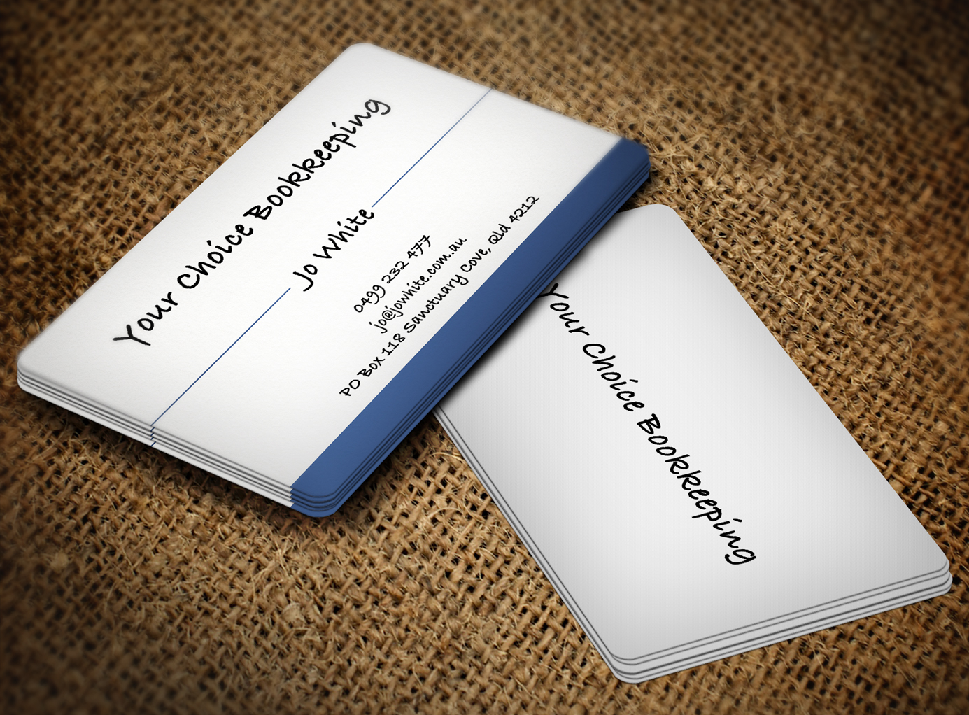 Business Card Design by Lanka Ama for Your Choice Bookkeeping | Design #6025722
