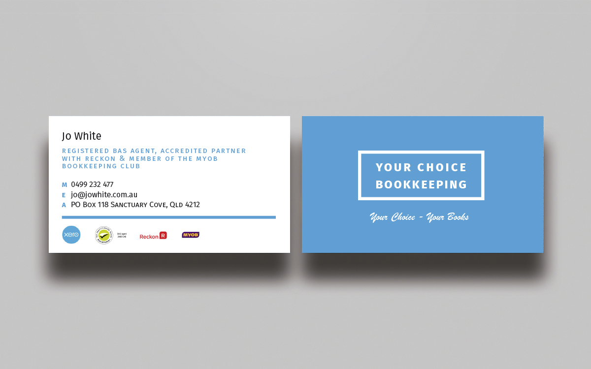 Business Card Design by MtBosh for Your Choice Bookkeeping | Design #6035671