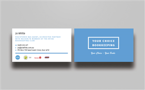 Design de Carte de Visite par MtBosh pour Your Choice Bookkeeping | Design : #6035671