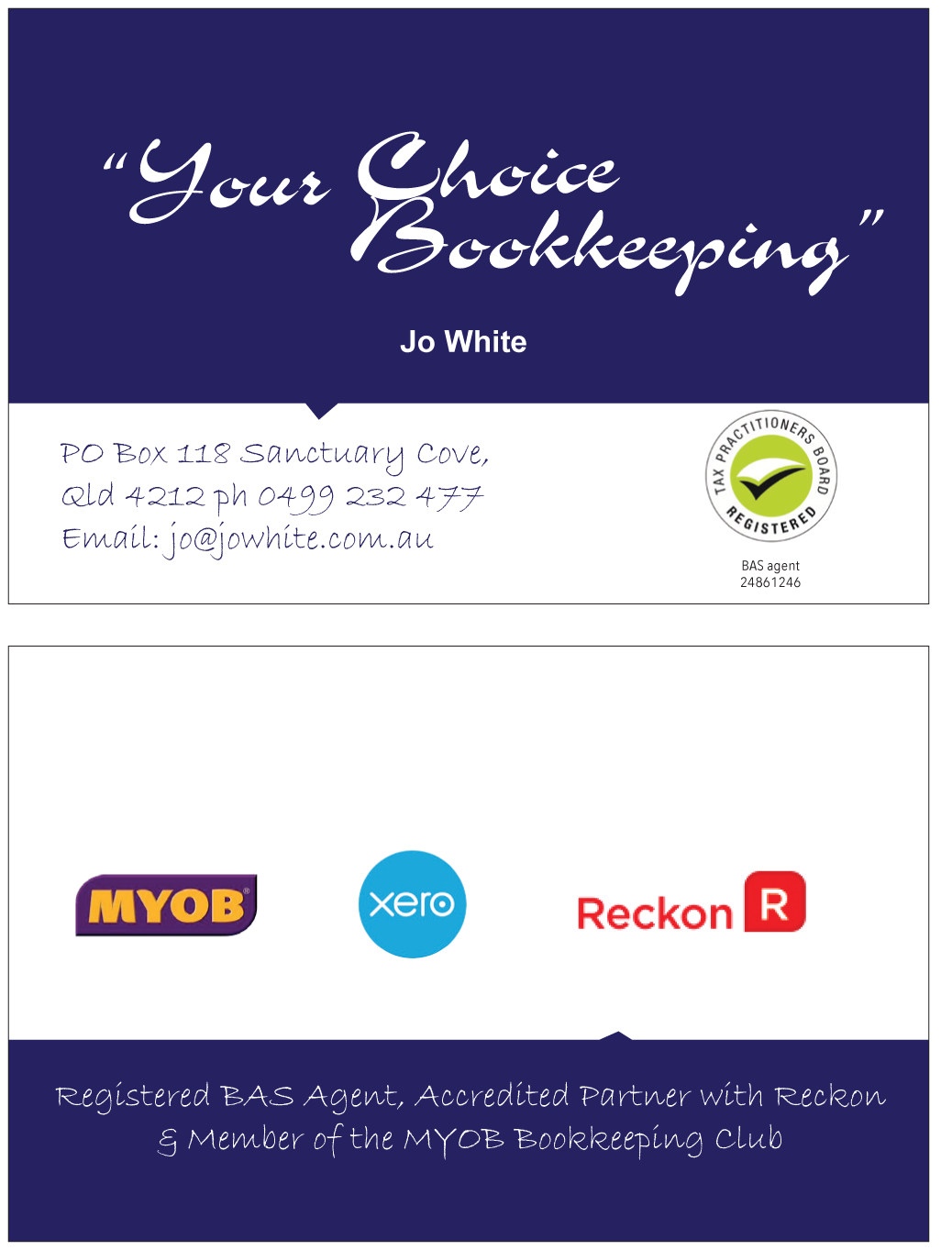 Visitenkarten-Design von Kelvin Kenyan für Your Choice Bookkeeping | Design #5971077