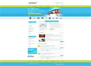 Redesign a car and car-insurance Home Page