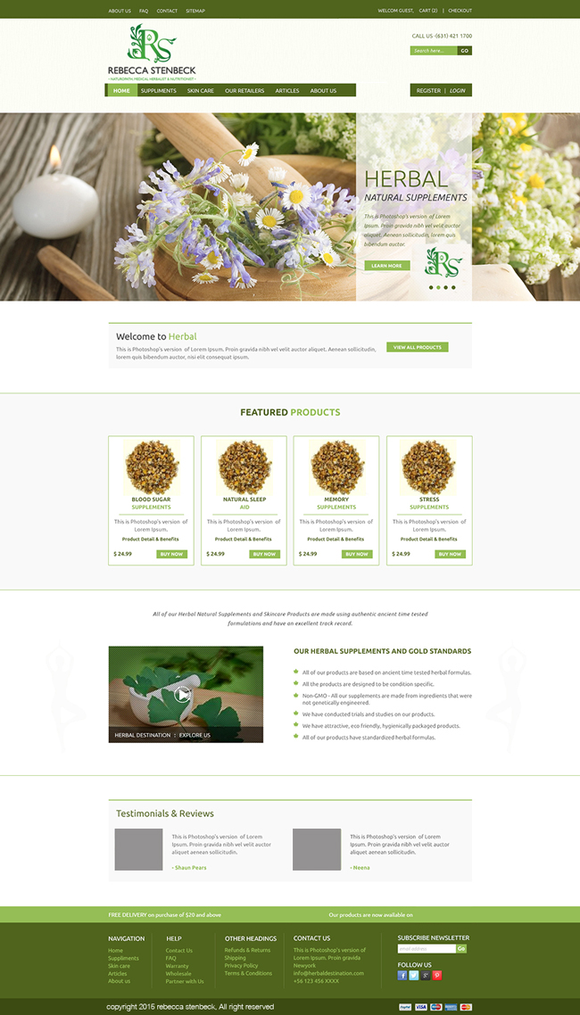 Web Design by saroshdurrani for this project | Design #6025011