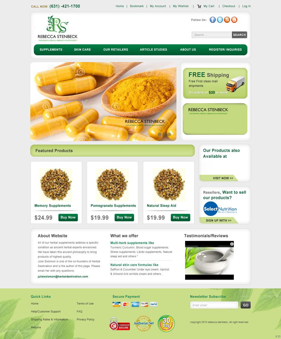 Diseño Web por saroshdurrani para este proyecto | Diseño #6026635