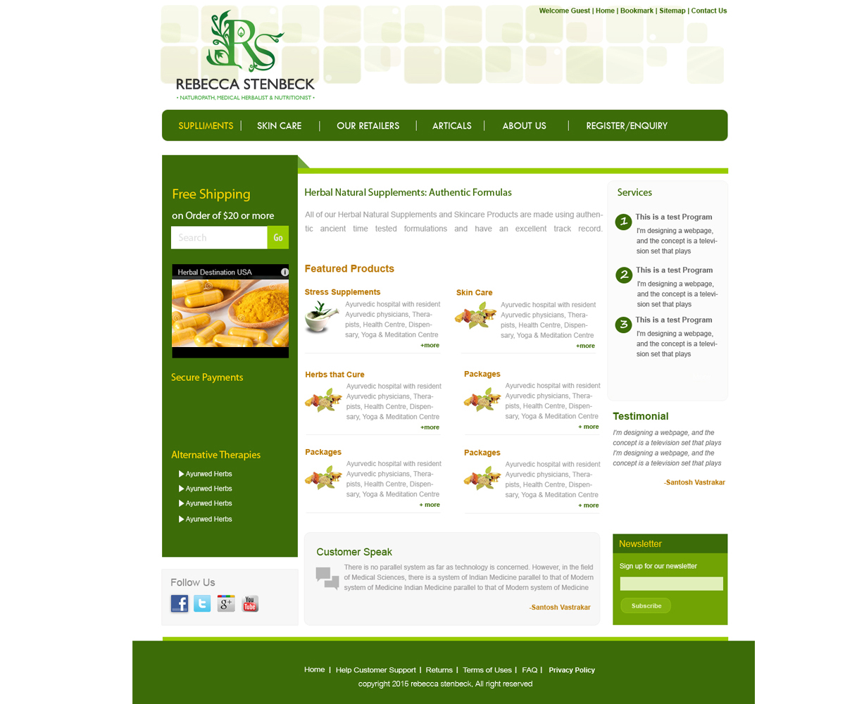 Web Design by saroshdurrani for this project | Design #6026808