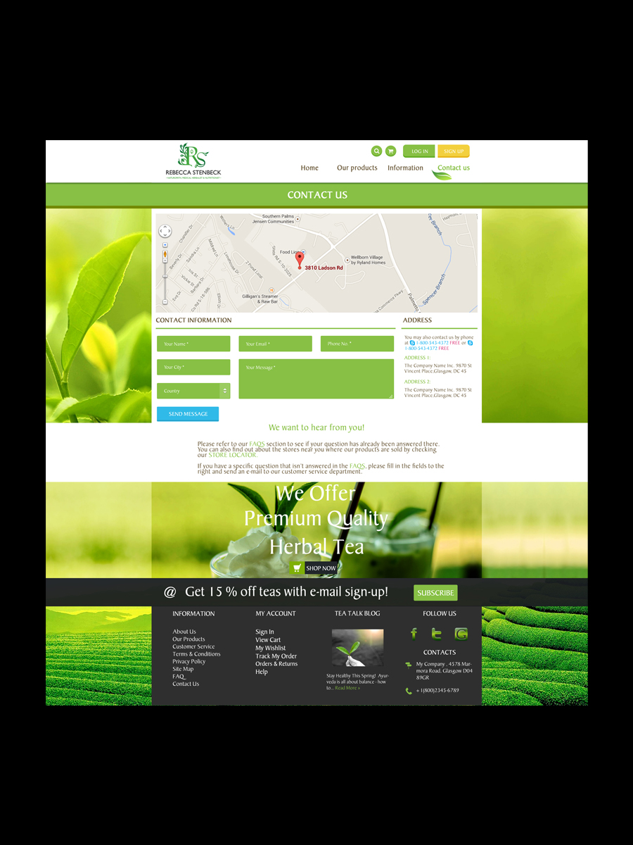 Web Design par shantanuc pour ce projet | Design #6022891